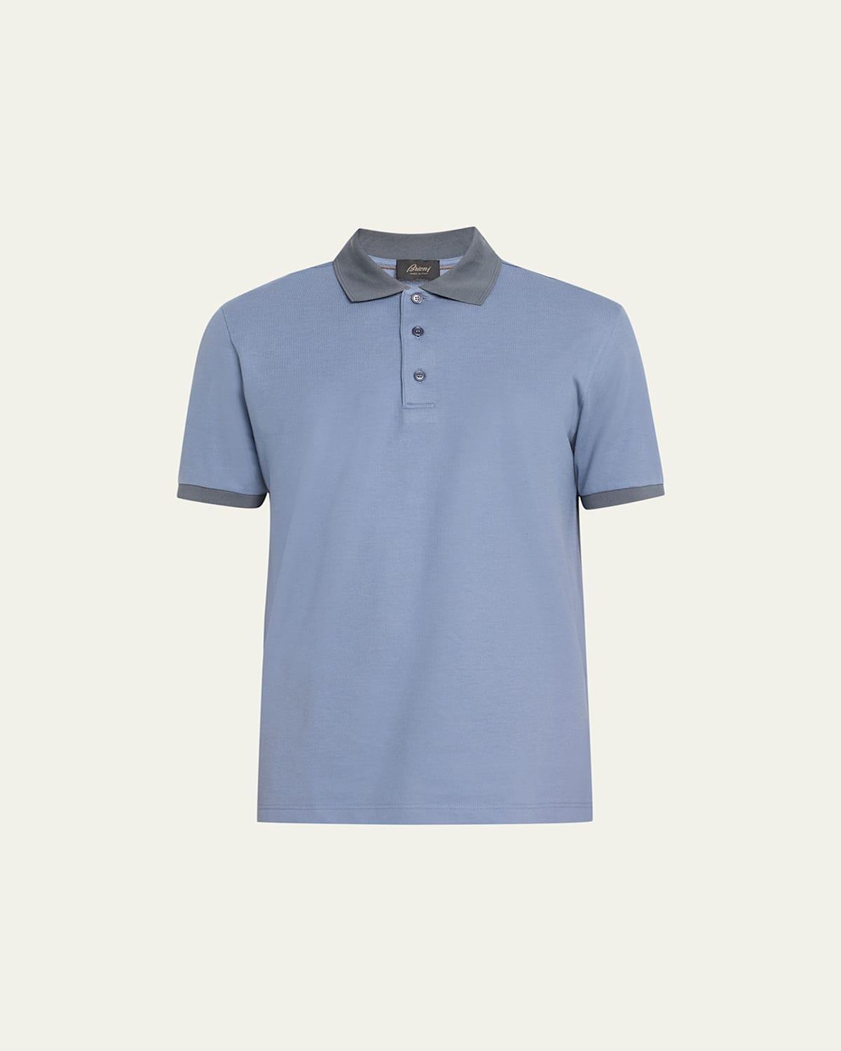 Mens Cotton Polo Shirt Product Image