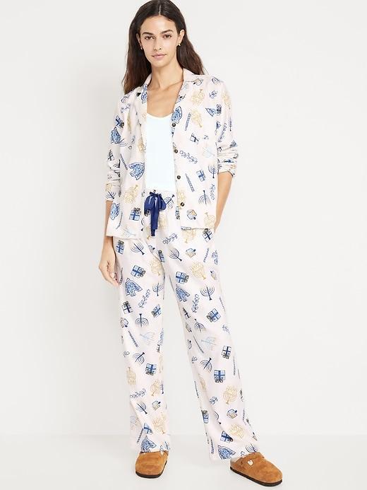 Flannel Pajama Set for Women Product Image