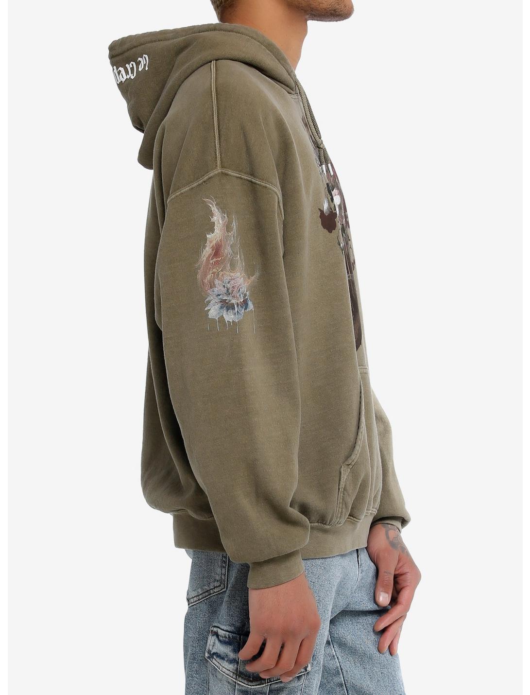 Thorn & Fable™ Flower Skull Hoodie Product Image