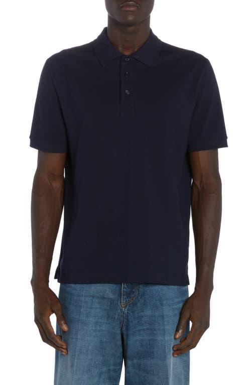 Bottega Veneta Solid Cotton Polo Product Image