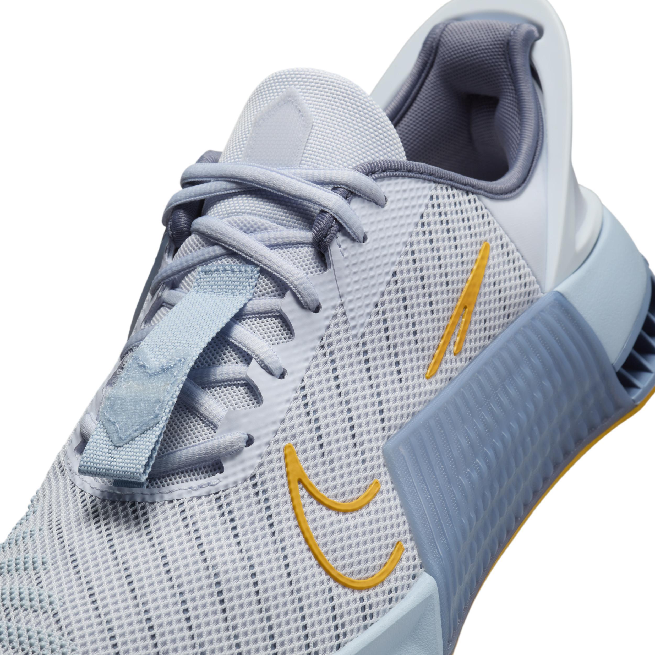 Nike Training Metcon 9 sneakers in gray and orange Product Image