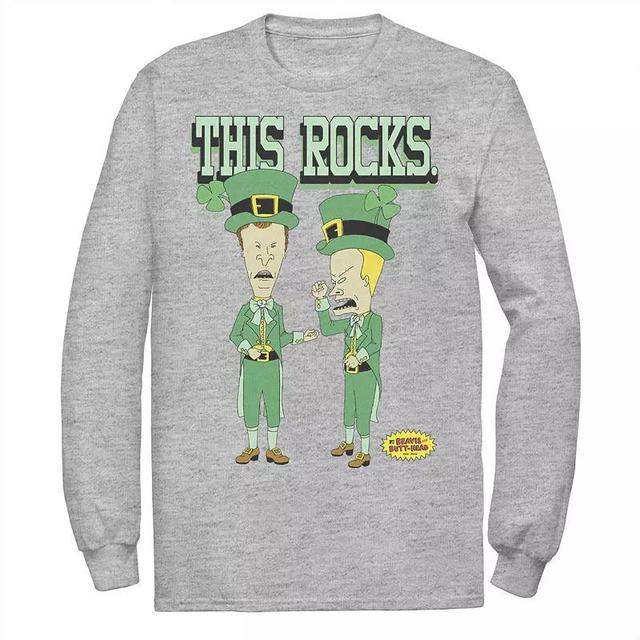 Mens Beavis And Butthead Rockin Sham St Patricks Day Tee Product Image