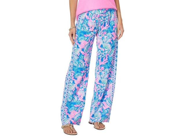 Lilly Pulitzer Bal Harbour Palazzo Pants Tang Sitting Seaside Engineered Pants) Women's Casual Pants Product Image