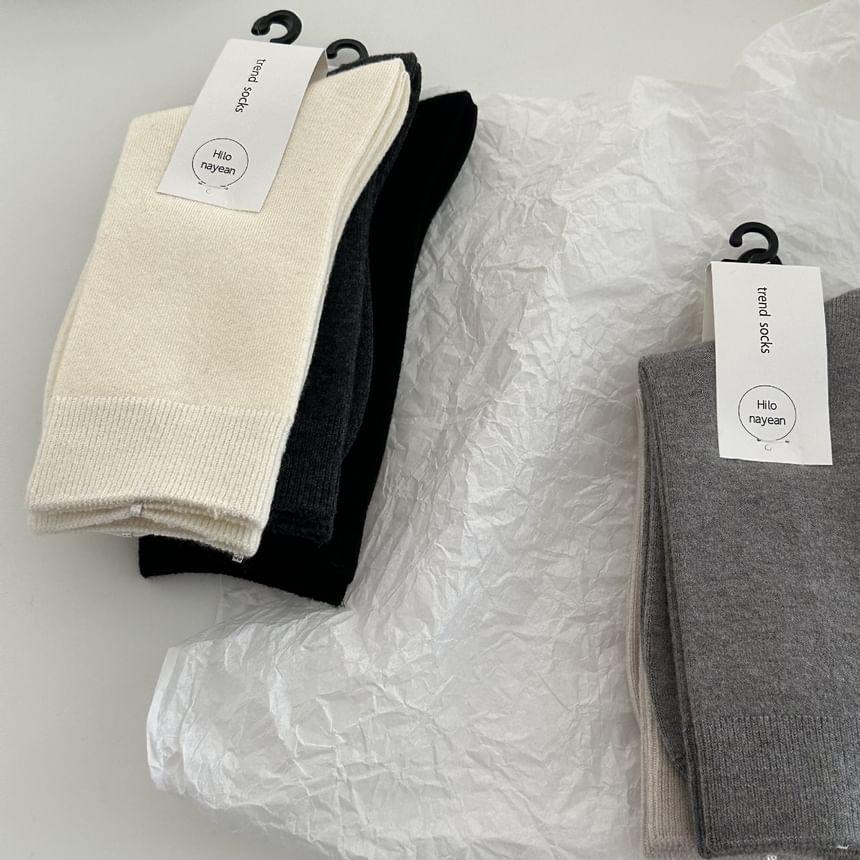 Plain Short Socks Product Image