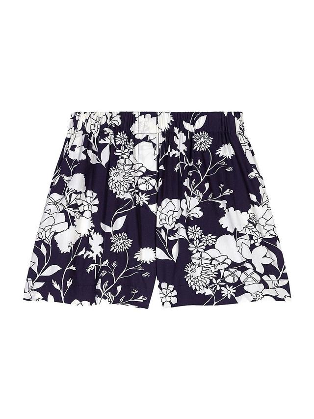 Womens Patterned Cotton Shorts Product Image