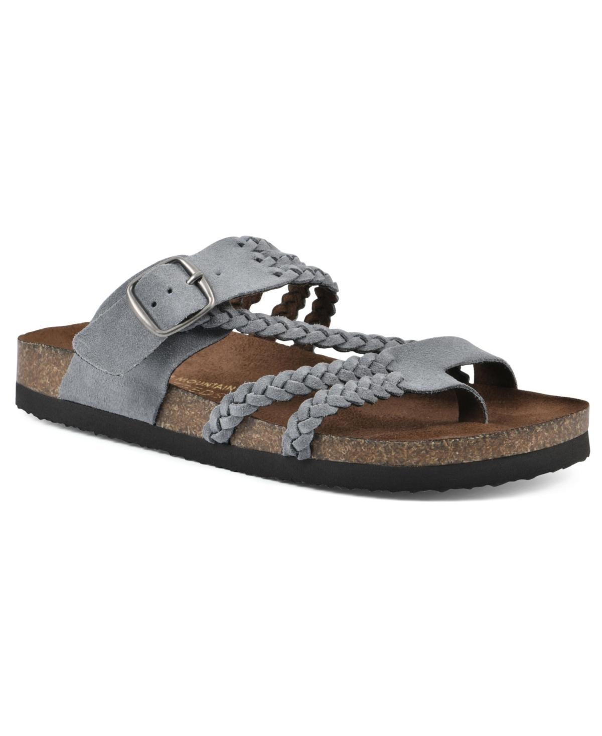 White Mountain Womens Hayleigh Thong Sandals -WHITE Product Image