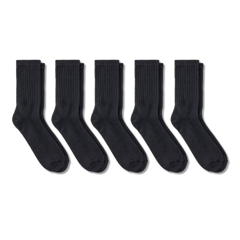 Mens Crew Socks 5pk - Dealworthy 6-12 Product Image