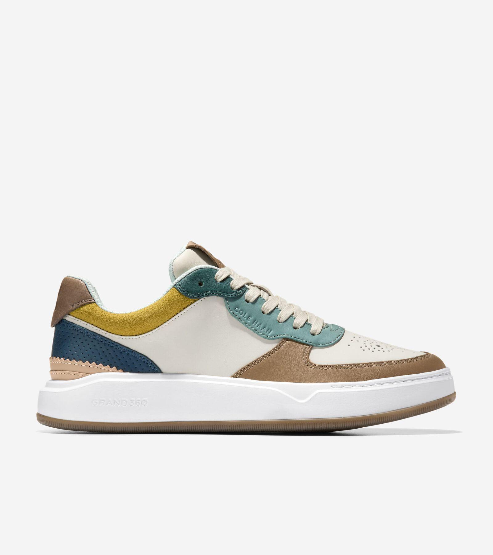 Cole Haan Mens GrandPr Crossover Leather Sneakers Product Image