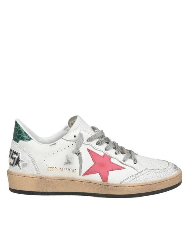 Leather Sneakers In White Product Image