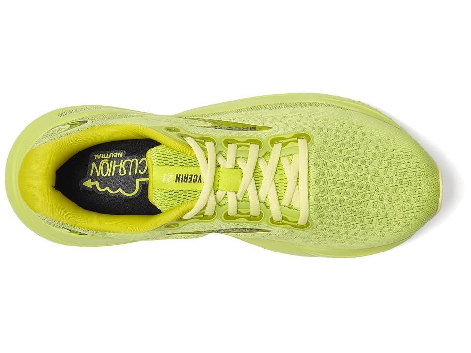 Brooks Glycerin 21 (Lovebird/Pale Yellow Lime) Men's Shoes Product Image