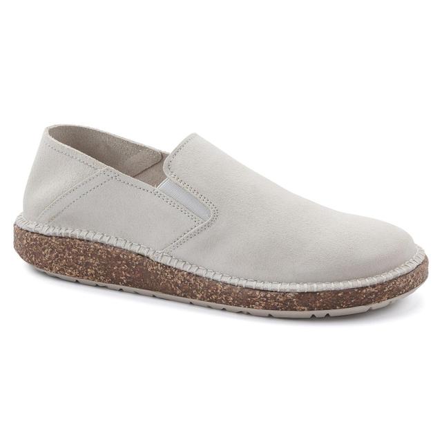 Callan Suede Leather Antique White Product Image