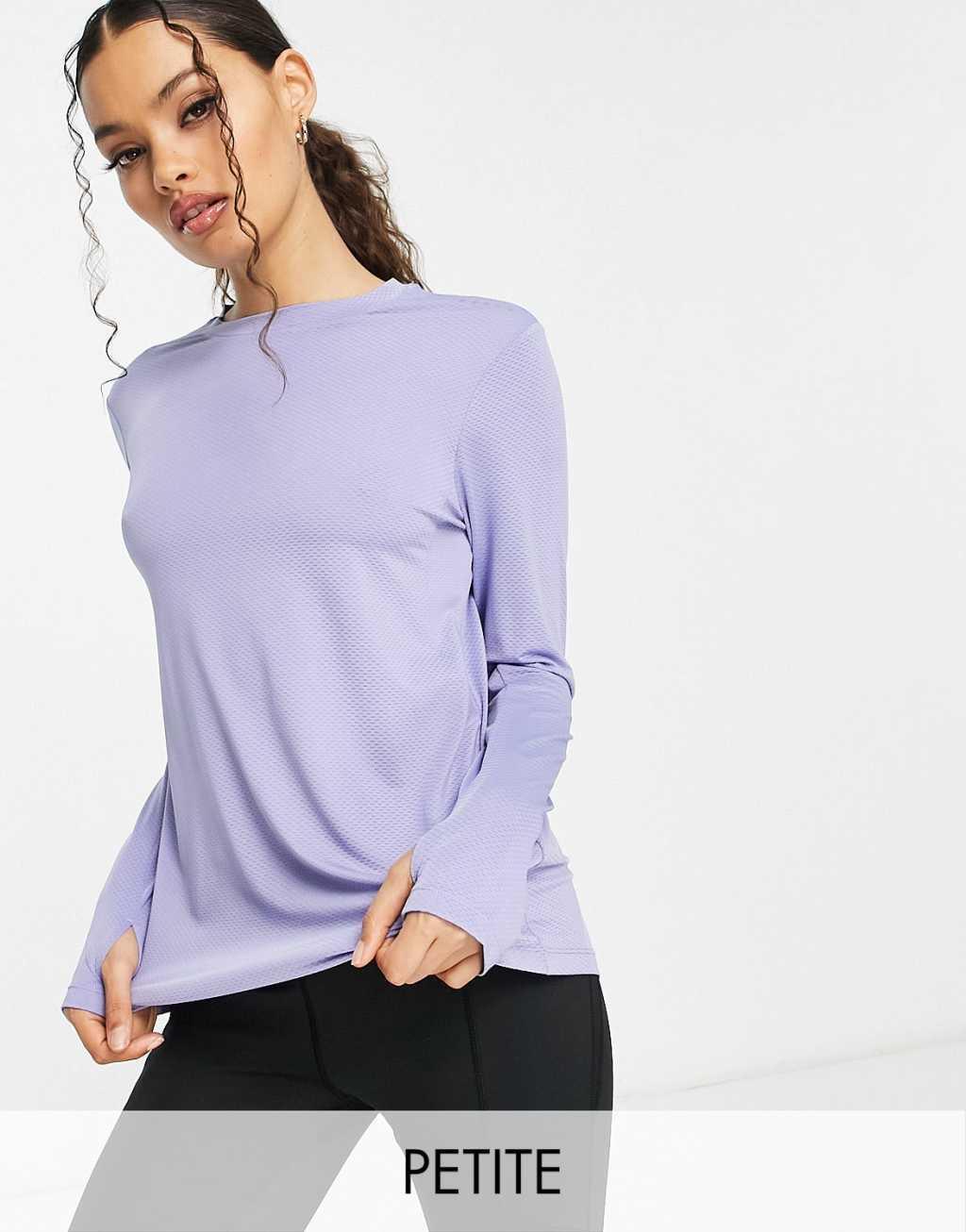 ASOS 4505 Petite icon long sleeve run top Product Image