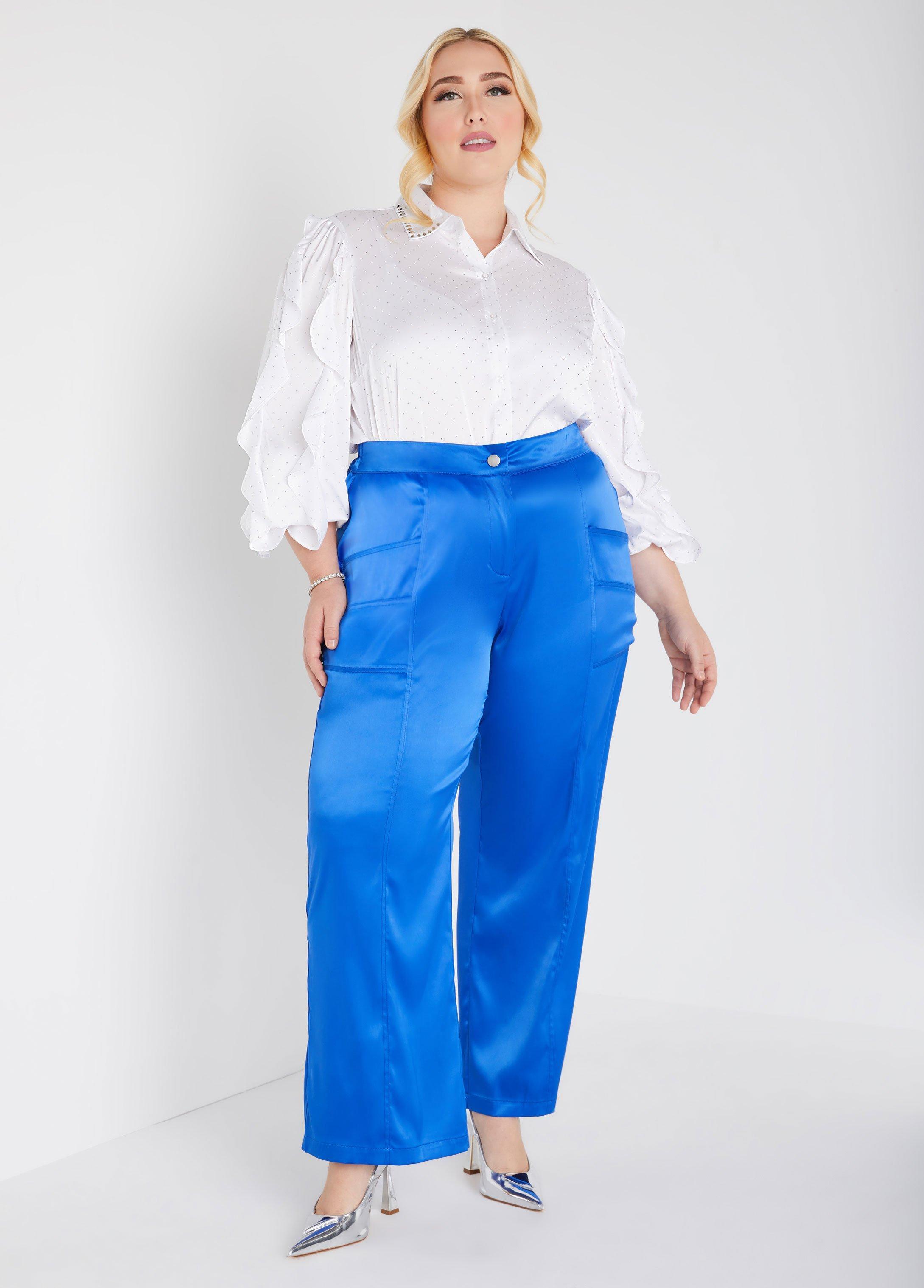 Satin Cargo Pants Product Image