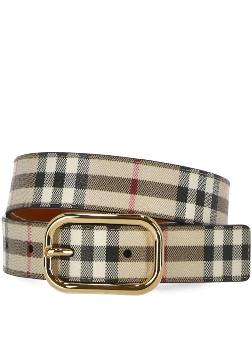 BURBERRY Belts In Archive Beige/gold Product Image