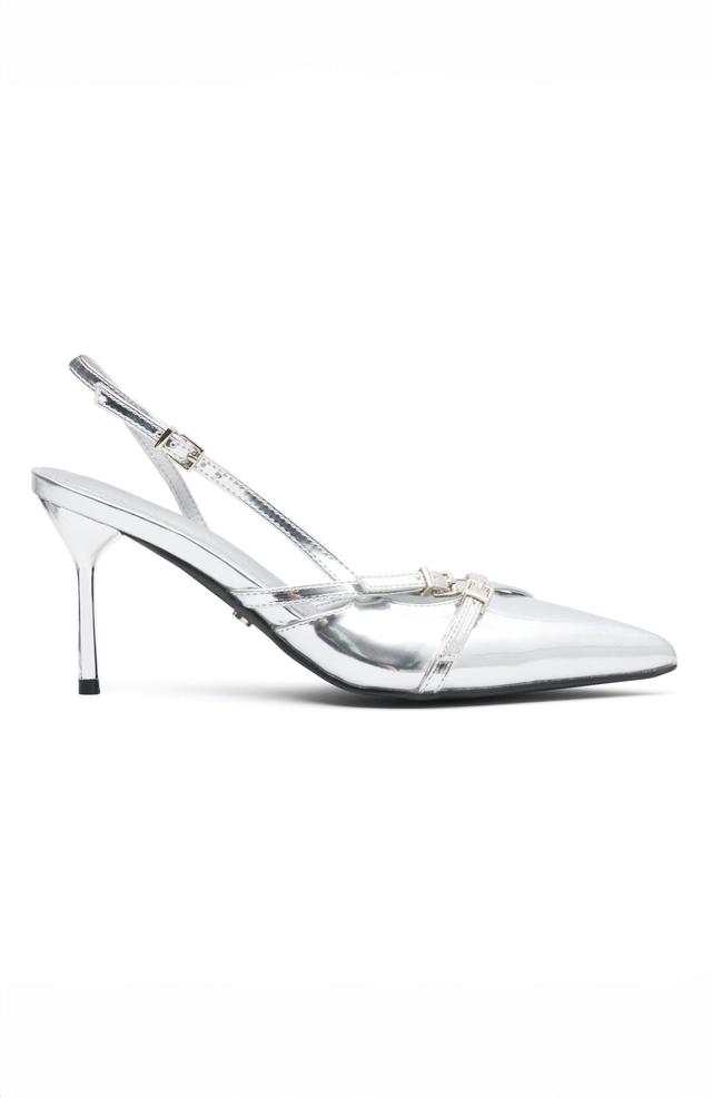 End Game Heels Silver Product Image