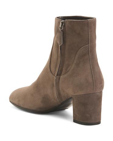 Suede Heel Booties for Women product image