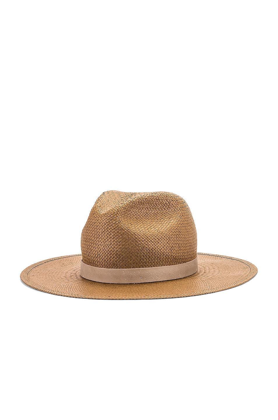 Janessa Leone Adriana Hat Brown. (also in L, S). Product Image