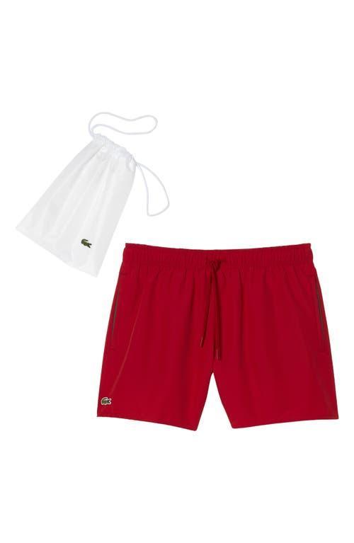 Lacoste Recycled Polyester Swim Trunks Product Image