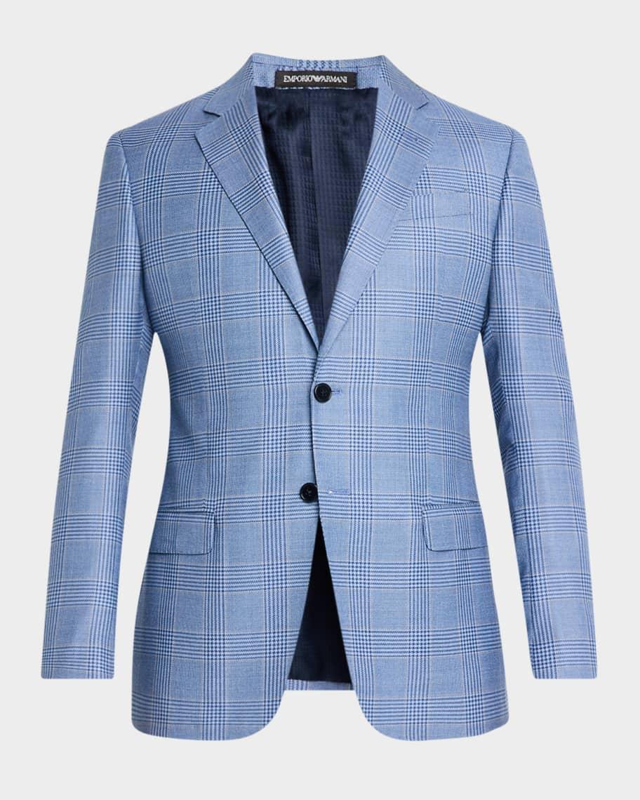 Men's Houndstooth Plaid Sport Coat Product Image