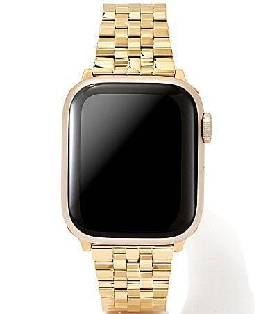 Kendra Scott Womens Alex 5 Link Gold Stainless Steel Bracelet Apple Watch Band Product Image