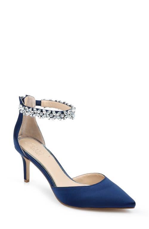 Jewel Badgley Mischka Raleigh Pointed Toe Ankle Strap Pump Product Image