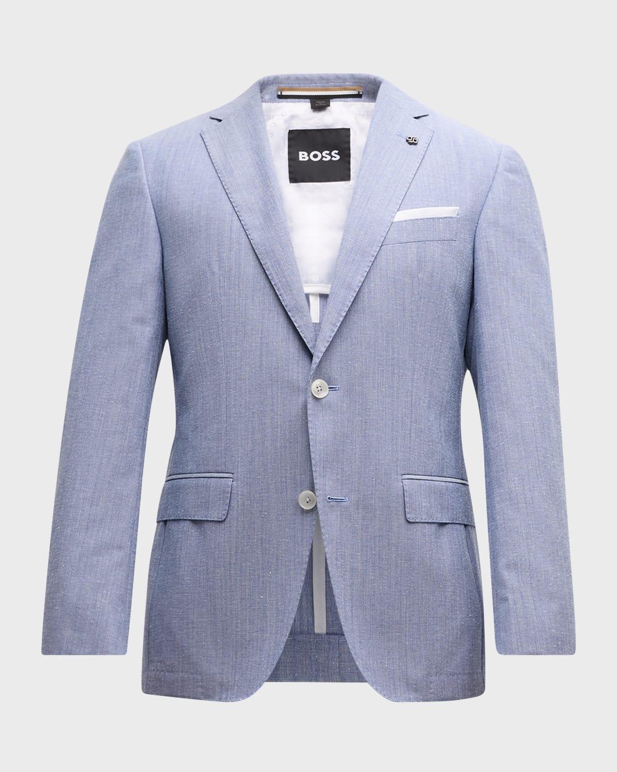 Mens Cotton Two-Button Sport Coat Product Image