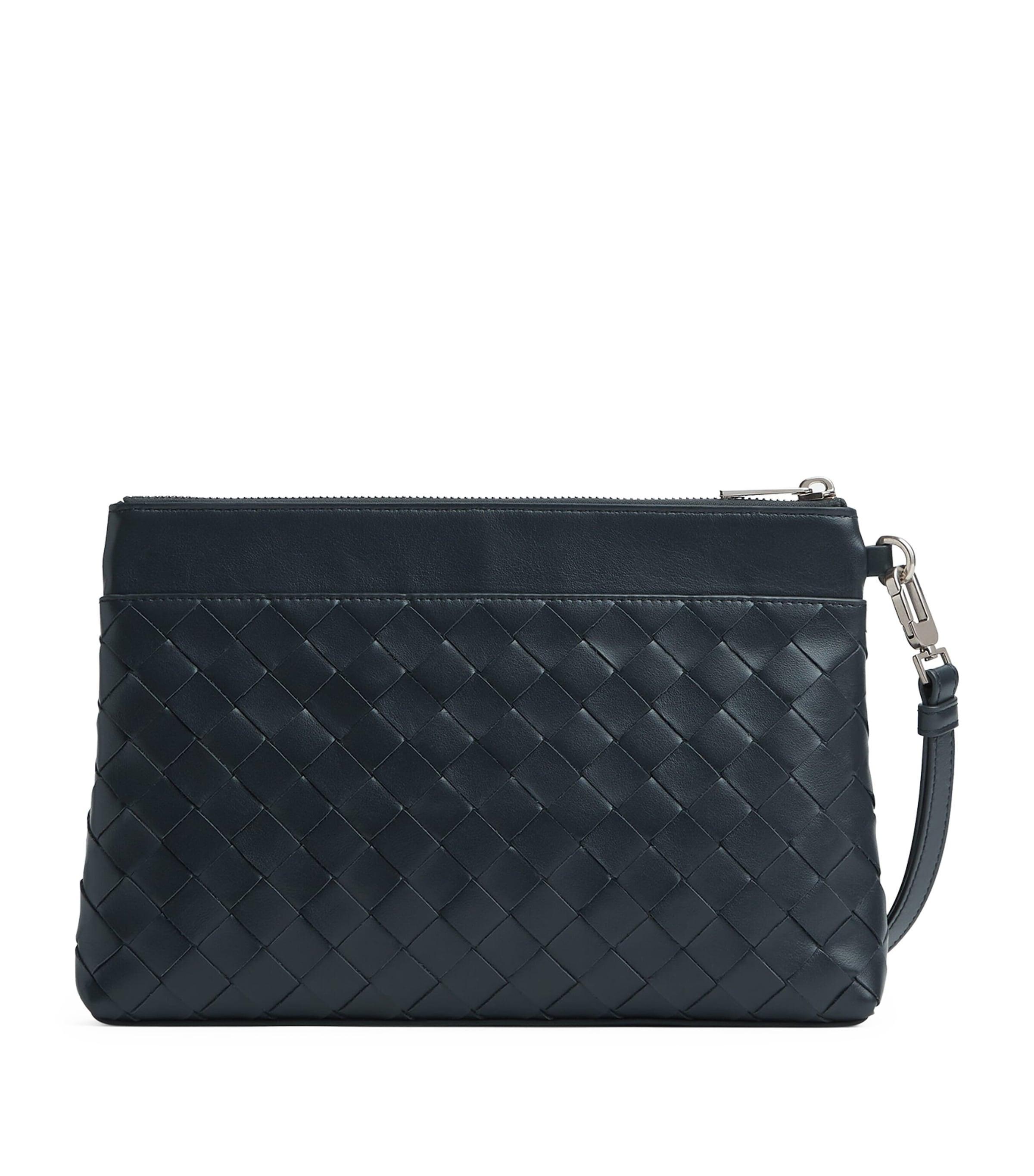 BOTTEGA VENETA Intrecciato Prism Pouch In Shadow Product Image