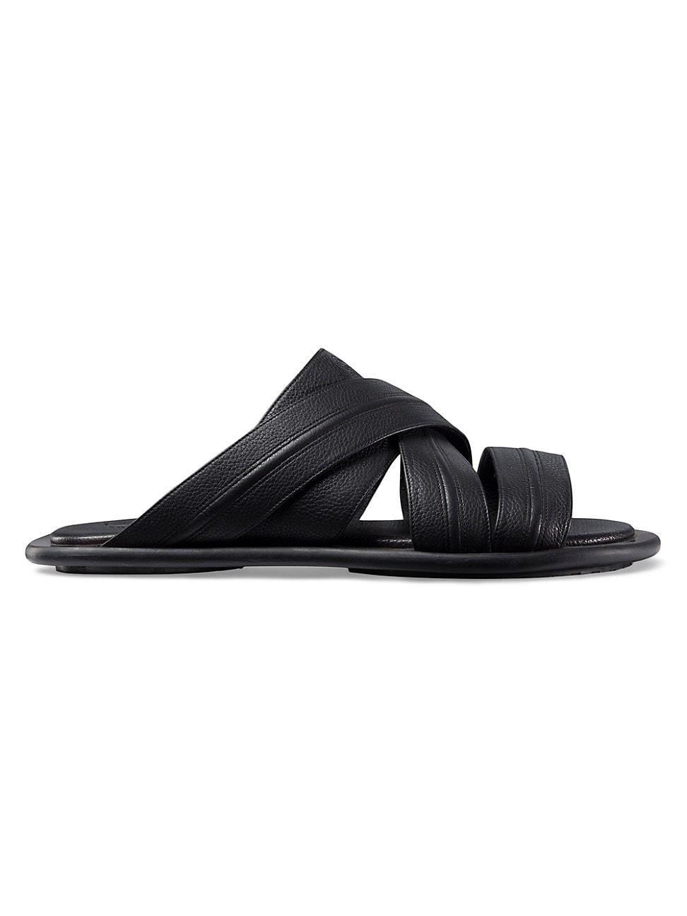Mens Calfskin Leather Sandals Product Image