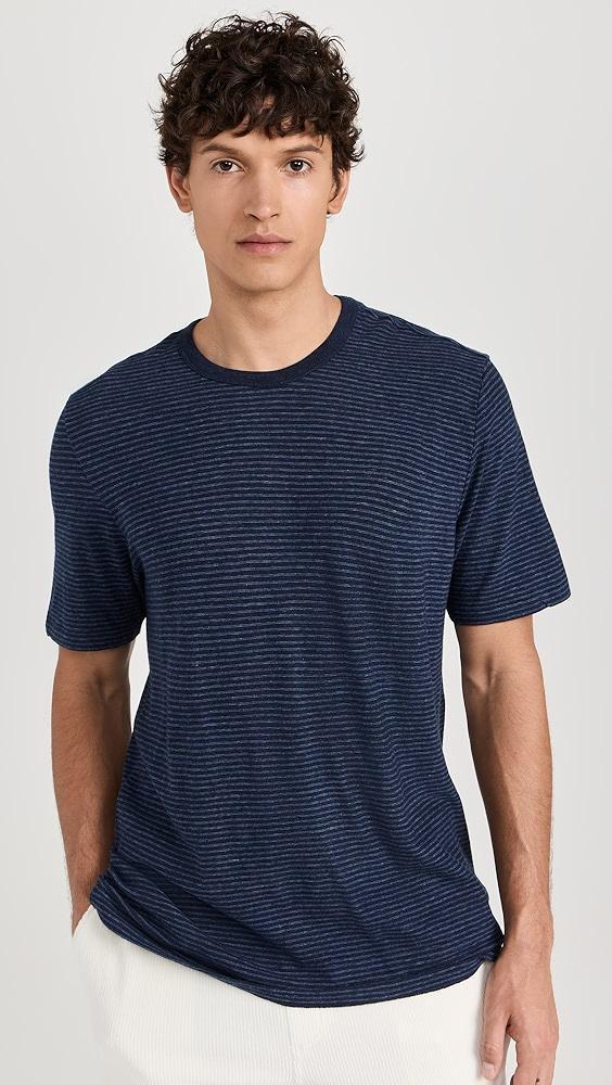 Faherty Short Sleeve Vintage Chambray Tee | Shopbop Product Image