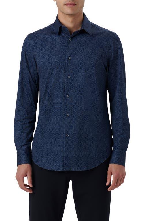 Bugatchi OoohCotton James Mandala Print Button-Up Shirt Product Image