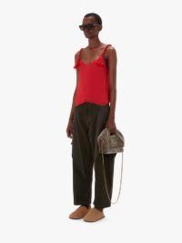 TASSEL STRAP CAMISOLE in red | JW Anderson US  Product Image