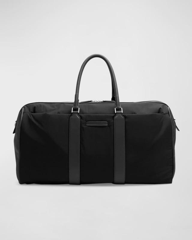 Men's Holdall 55 Nylon and Leather Duffel Bag Product Image