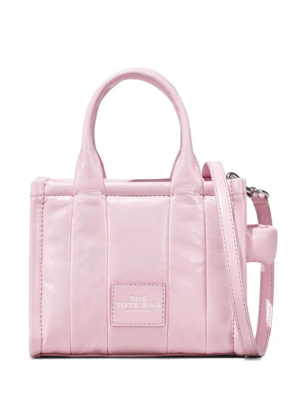 MARC JACOBS The Micro Tote Bags In Pink & Purple Product Image