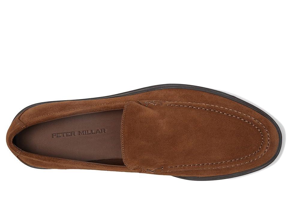 Peter Millar Excursionist Venetian Loafer (Dark Amber) Men's Shoes Product Image