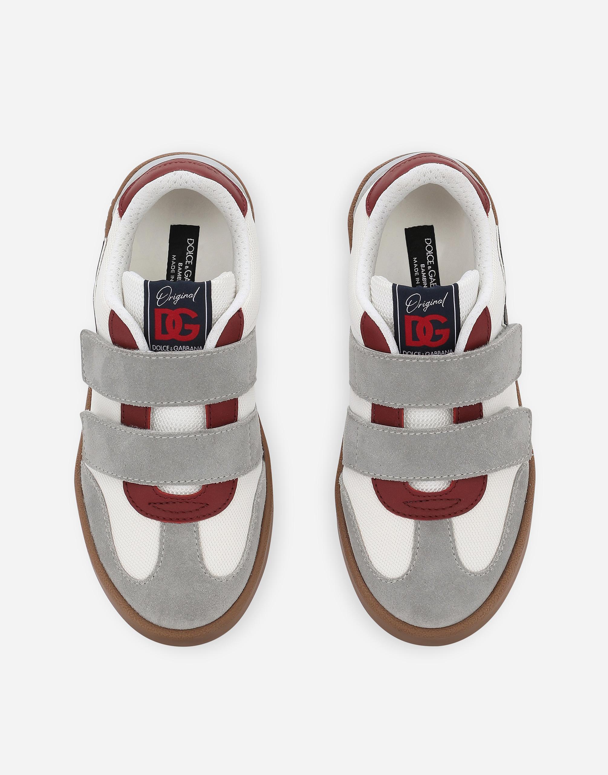 Dg Original Calfskin Low-top Sneakers With Dg Logo In Multicolor Product Image