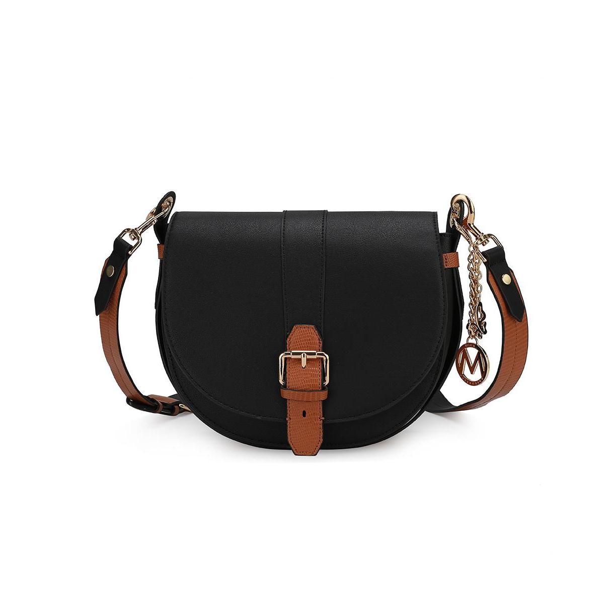 Mkf Collection Ayla Snake-Embossed Color Block Women s Shoulder Bag by Mia K Product Image