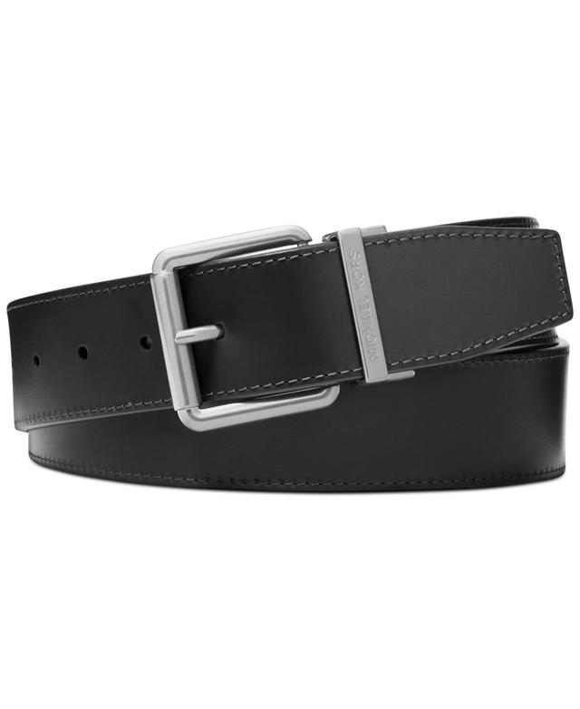 Michael Kors Mens Reversible Casual Jeans Belt - Black Product Image