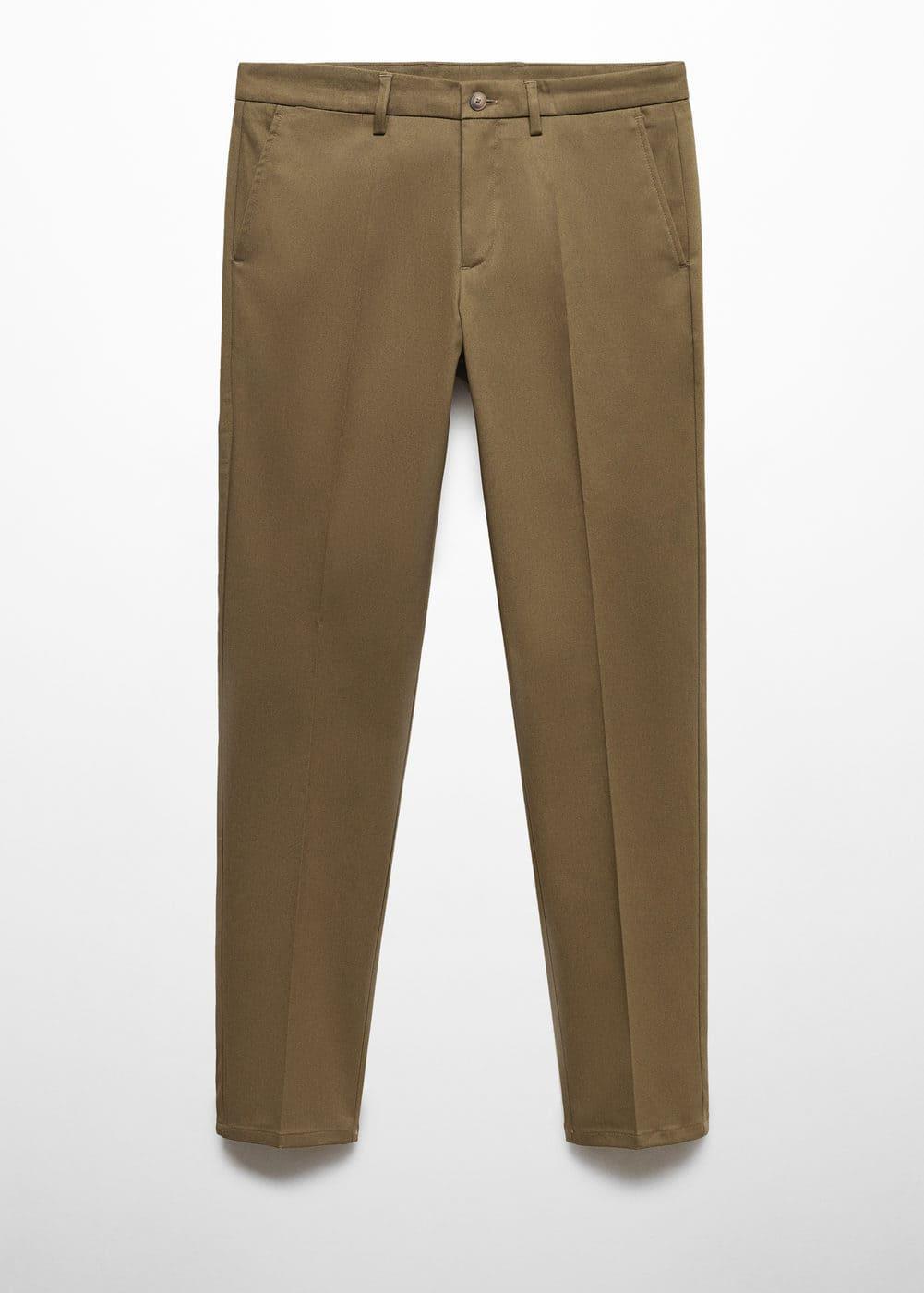 MANGO MAN - Slim fit chino trousers tobacco brownMen Product Image