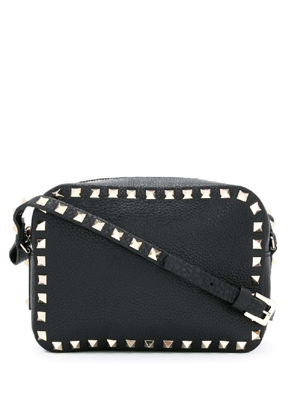 VALENTINO GARAVANI Rockstud Crossbody Bag In Black Product Image