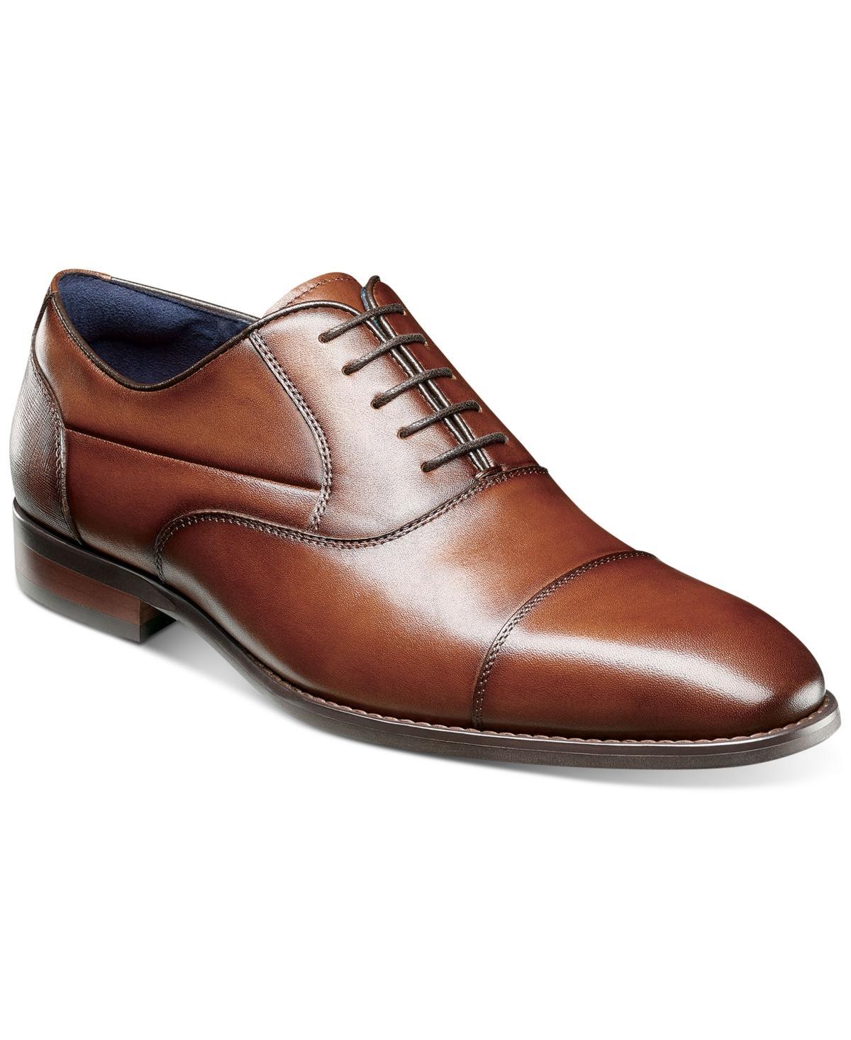 Stacy Adams Kallum Cap Toe Oxford (Cognac) Men's Shoes Product Image