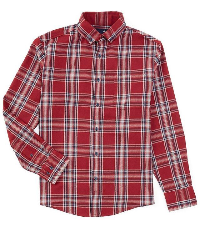 Mizzen+Main City Flannel Thomas Plaid Performance Stretch Long Sleeve Woven Shirt Product Image