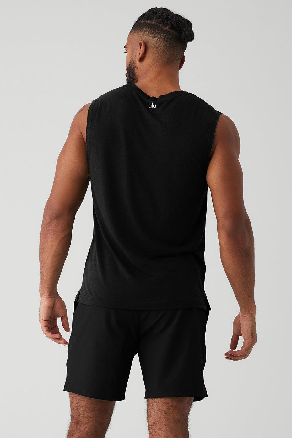 The Triumph Muscle Tank - Black Male Product Image