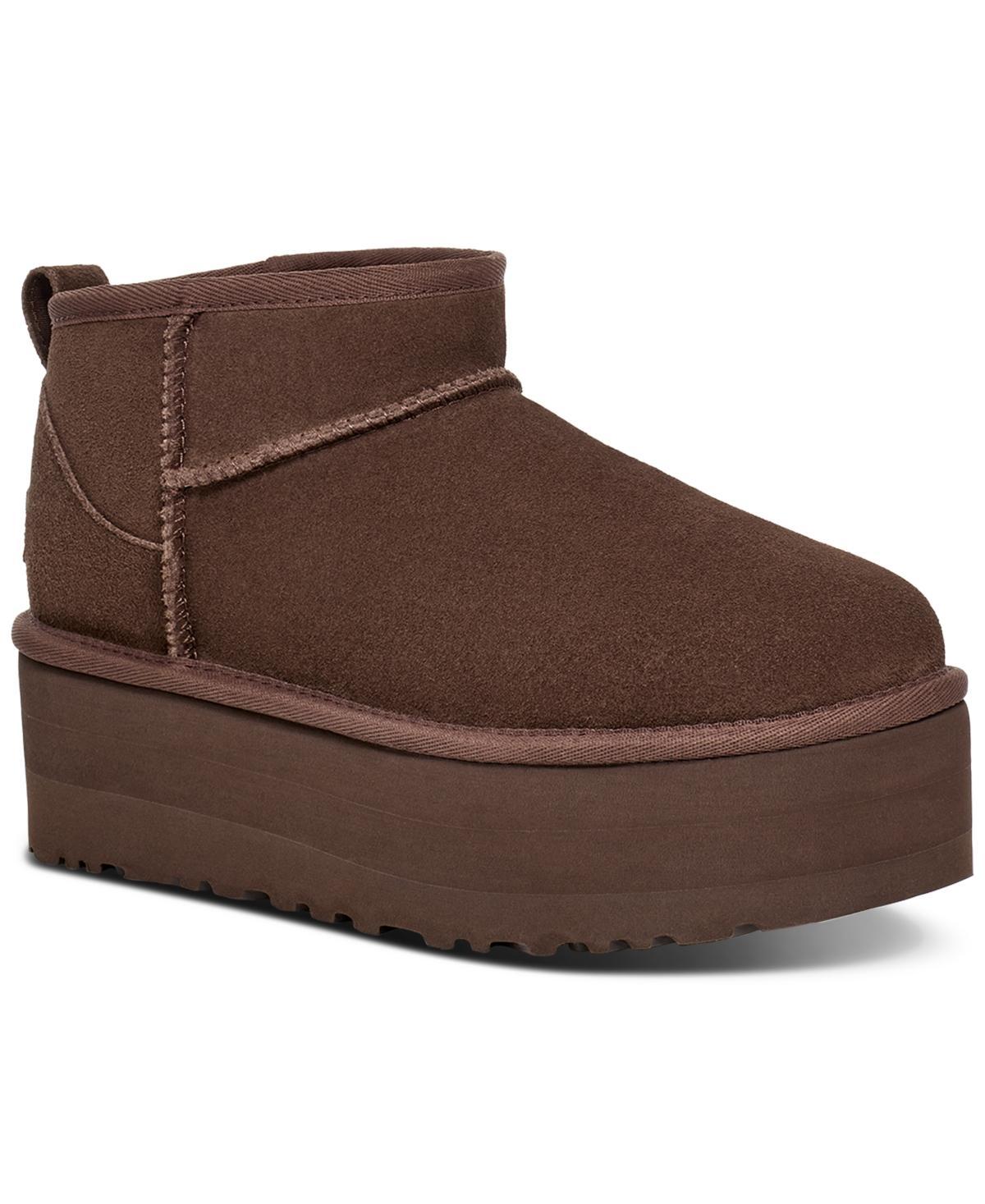 UGG Classic Ultra Mini Platform Suede Booties Product Image