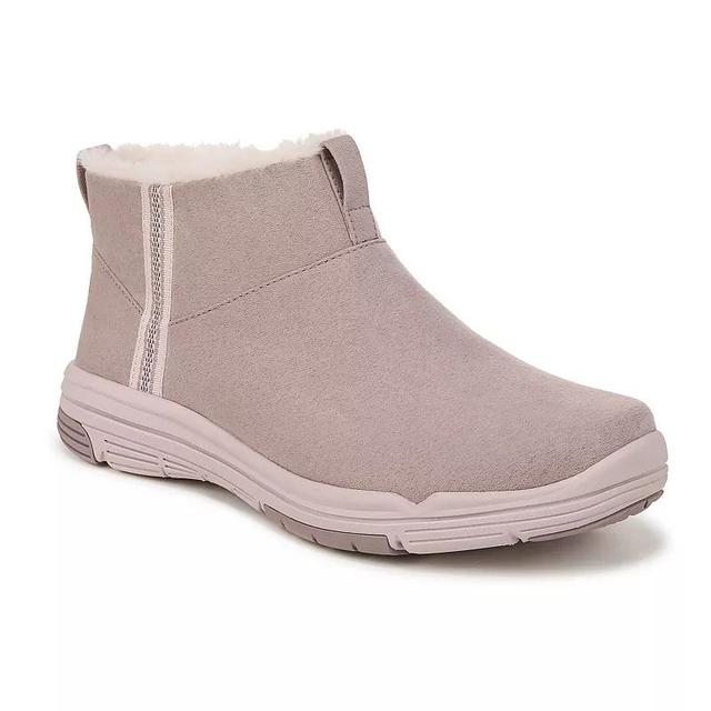 Ryka Amber Womens Ankle Boots Pink Taupe Leather Product Image