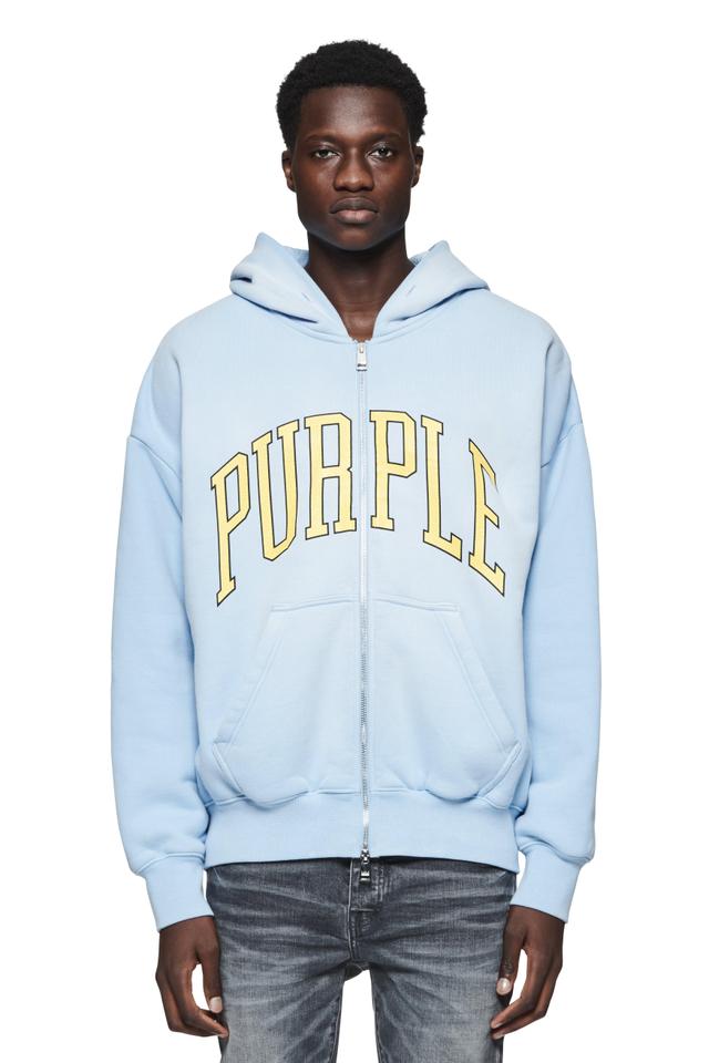 Collegiate Zip Up Hoodie Male Product Image