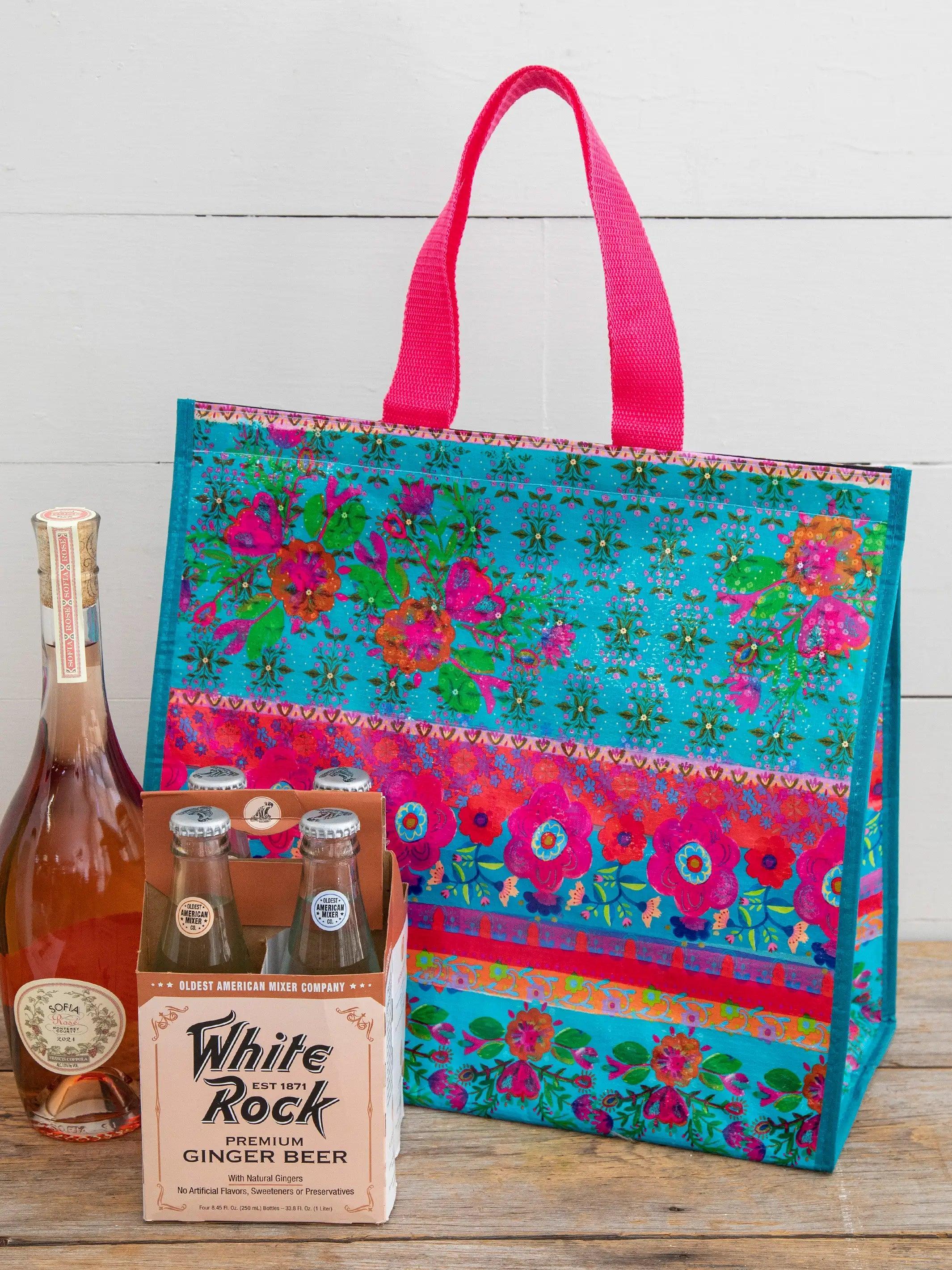 Insulated Cooler Tote - Floral Product Image