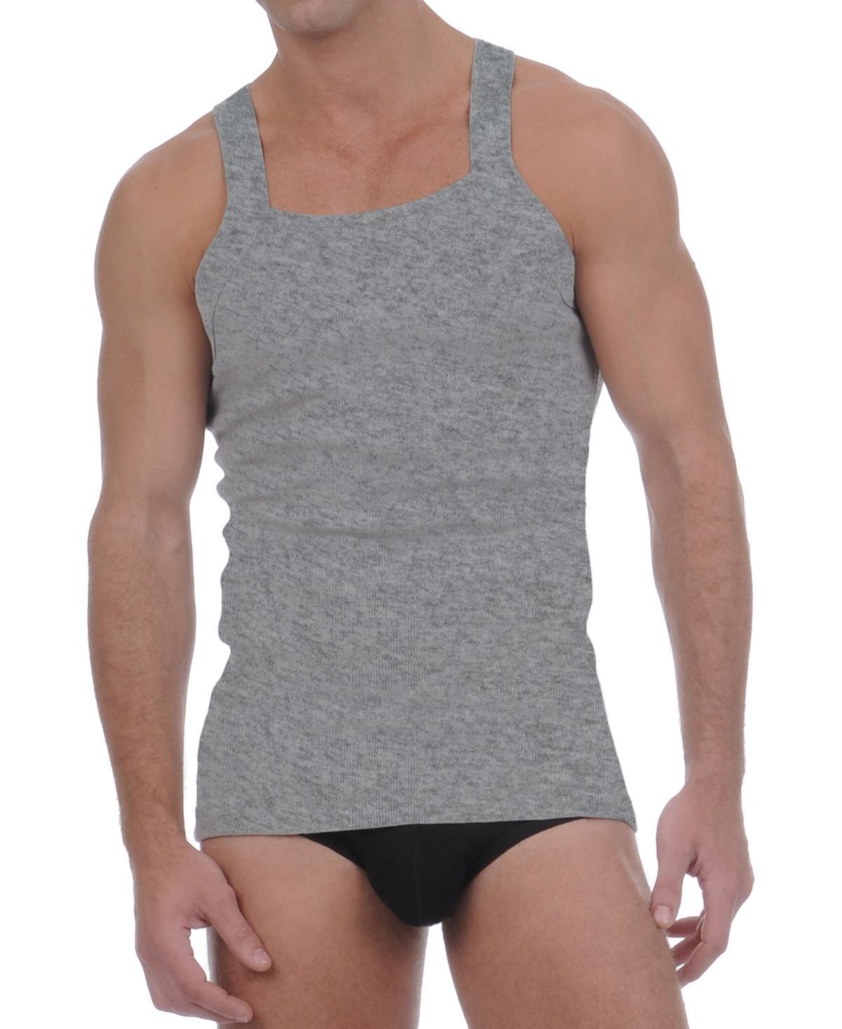 Mens 2-Pack Ribbed Cotton Tank Top Product Image