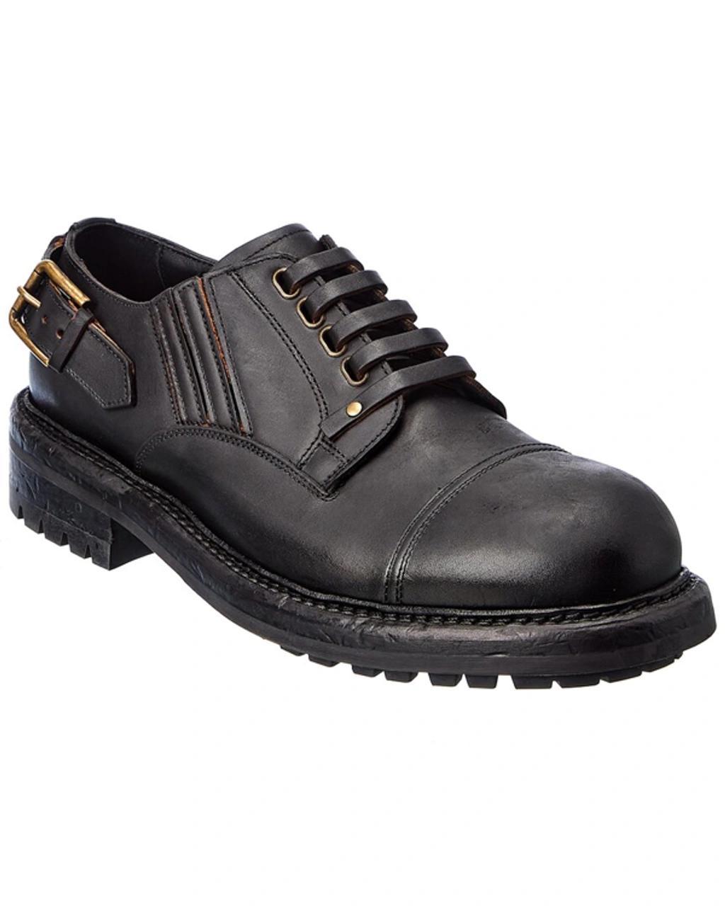 Leather Oxford In Black product image