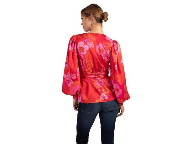 Trina Turk Aquatic Top (Rojo Multi) Women's Clothing Product Image