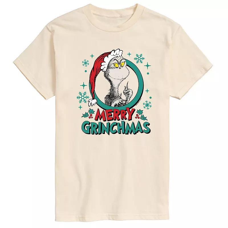 Big & Tall Dr. Seuss The Grinch Merry Grinchmas Graphic Tee, Mens Product Image